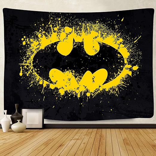 Amazon Com F Fun Soul Batman Poster Tapestry Large 80x60inchs
