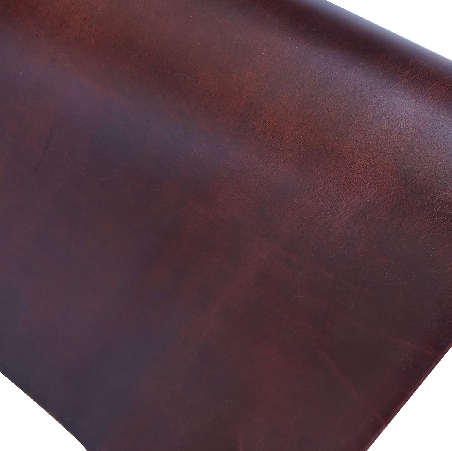 Cowhide Leather 2.0mm Thick Crafts Oxblood Wine Color Tooling Leather