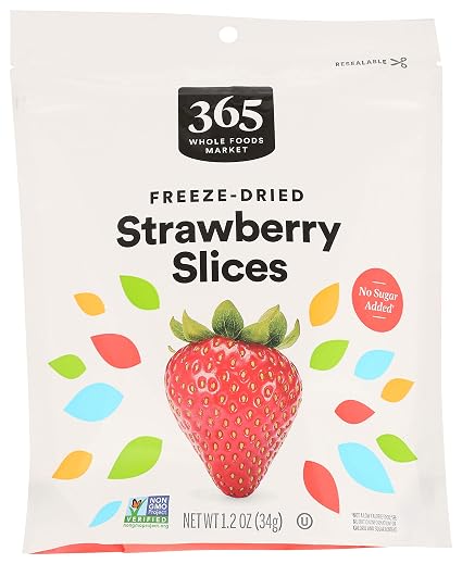 365 everyday value freeze dried strawberry slices (099482453121)