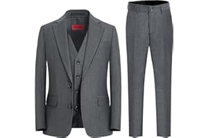 Almighty Magic Boys Slim Fit Suits for Boys Suit Set Boy Dresswear Ring Bearer Outfit Kids Suits Boy Wedding Dress