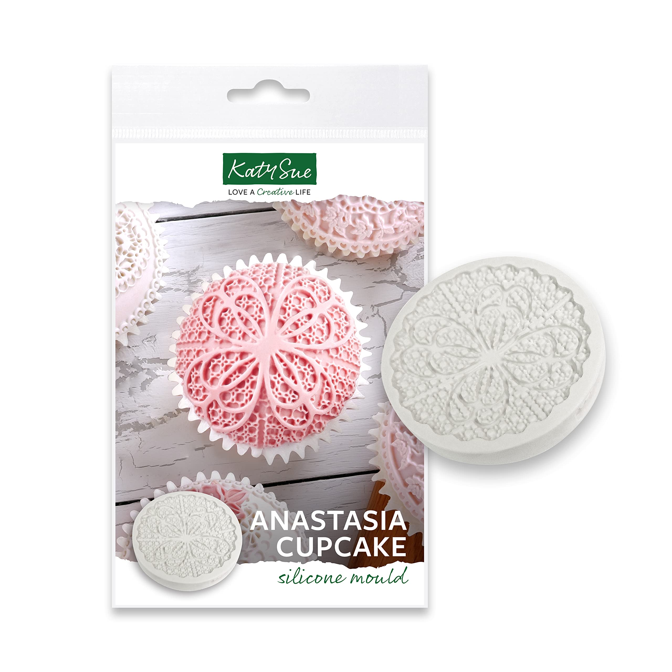 Katy Sue 'Anastasia' Cake Topper Silicone Mould. Made in The UK.