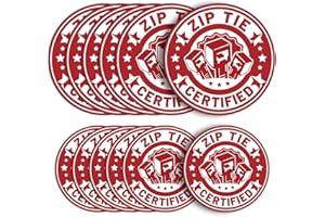 12pcs Zip Tie Certified Stickers, 2in 3in Technician ian Decorative Funny Hardhat Stickers Cute Mechanic Decal Funny Construc