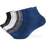 KC-TAHO Men's Quarter Athletic Cotton Socks 8 Pairs