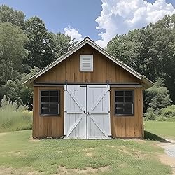 WRISIN 2 Pack Shed Windows 18" W x 23" H Flush
