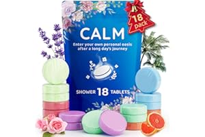 Fizzgarden 18-Pack Shower Steamers Aromatherapy, Shower Bath Bombs with Individually Wrapped, Variety Shower Tablets, Mothers Day Presents for Mom, Birthday Presents for Women, White Elephant