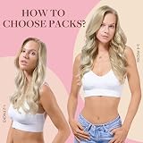 GOO GOO Tape In Hair Extensions 18inch 100g 40pcs Ash Blonde 17A/60A view 5