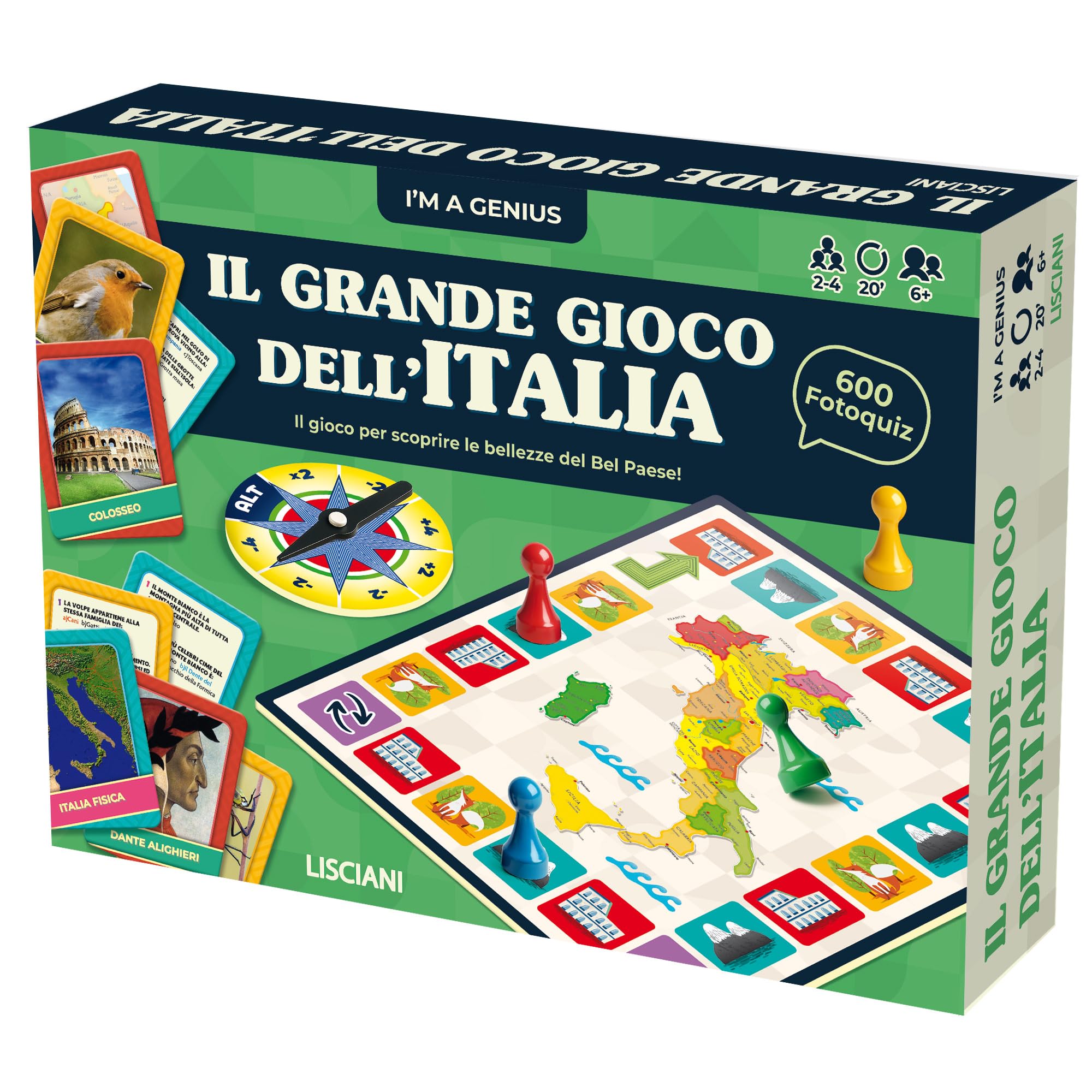 Lisciani 56453 – BOARD GAME (Multi, Closed Box)