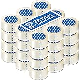 The Boxery 2" x 110 Yards Clear Packing Tape – 36 Roll Carton – Warehouse Grade Adhesive for Shipping, Moving & Packaging – Standard Strength 1.85 Mil Box Sealing Tape