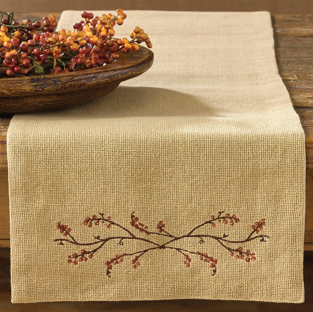 Best Taupe Burlap Table Runner
