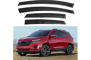 IMMORTAL GROUP Window Visor Compatible with Chevrolet (Chevy) Equinox 2018-2024, Rain Guard Tape-On Extra Durable Sun Wind Air Side Vent Window Deflector, 2018 2019 2020 2021 2022 2023 2024