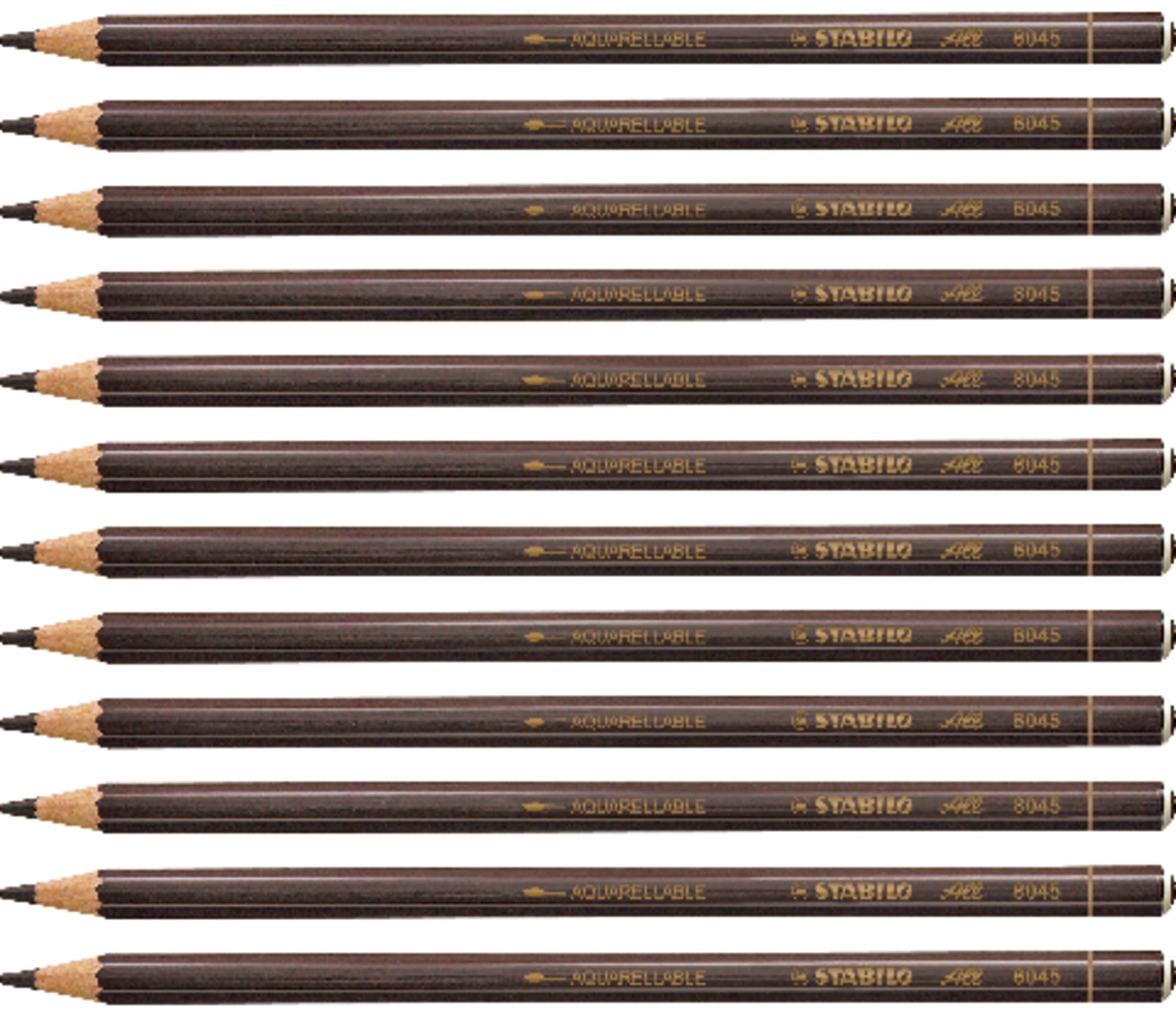 STABILO All - Coloured and Graphite Pencil - Pack of 12 - Brown