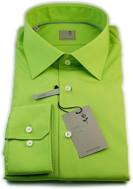 Seidensticker Hemd Schwarze Rose Slim Fit Grun Gr 37 45 2280 75 Amazon De Bekleidung