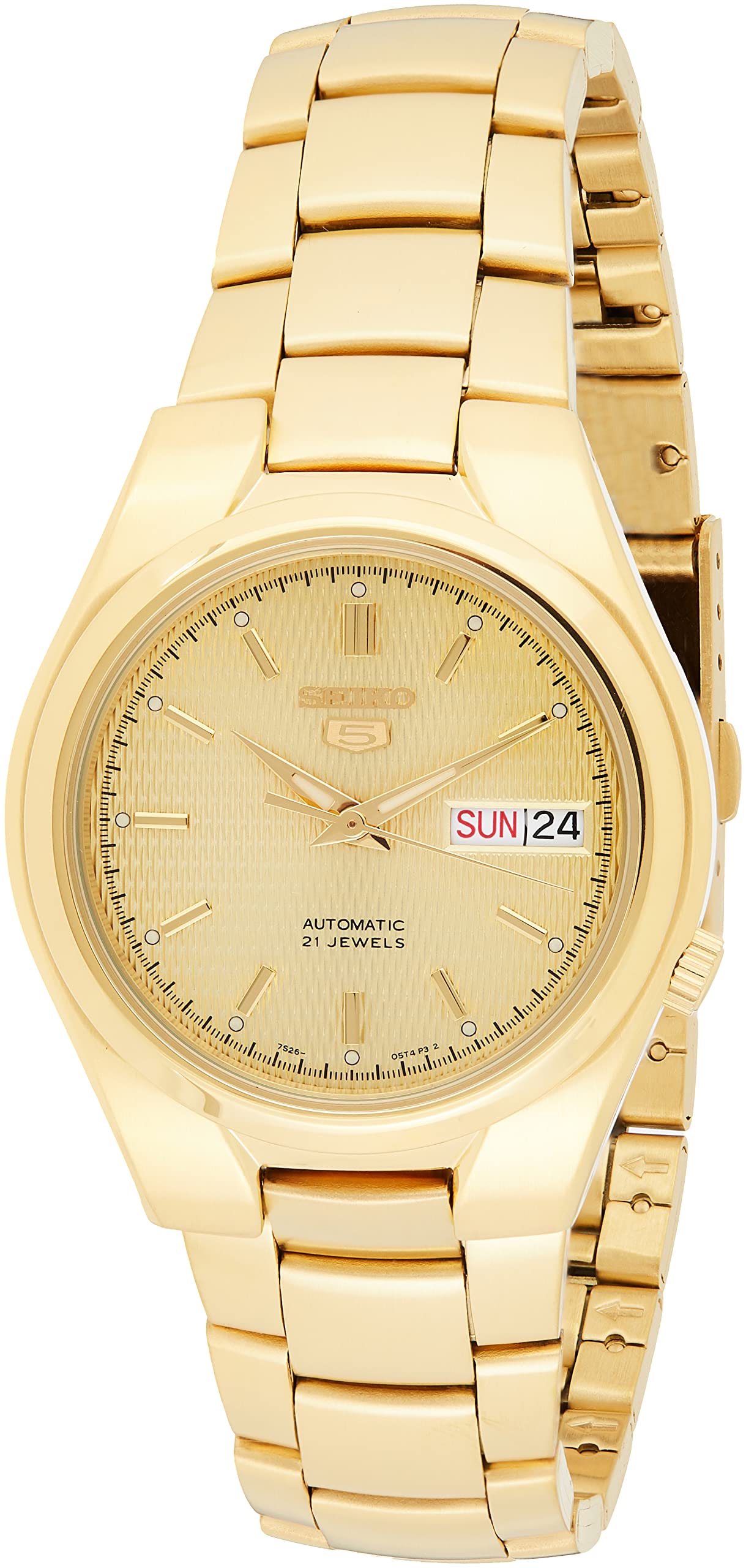Seiko SNK610 Elegant Watch, Yellow Gold, Classic