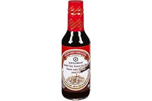 Kikkoman Gluten-Free Sweet Soy Sauce for Rice with Sweet and Savory Flavor, Made with Traditionally Brewed Soy Sauce - 296 mL