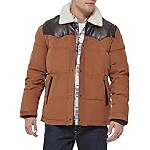 Levi's Mens Levi's Men's Out West Mixed Media Puffer Jacket