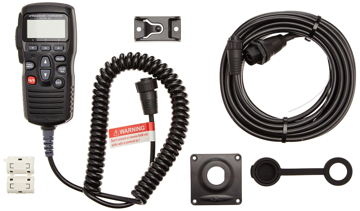 Standard Horizon CMP31B 2" RAM3+ Remote Control/mic, Black eBay