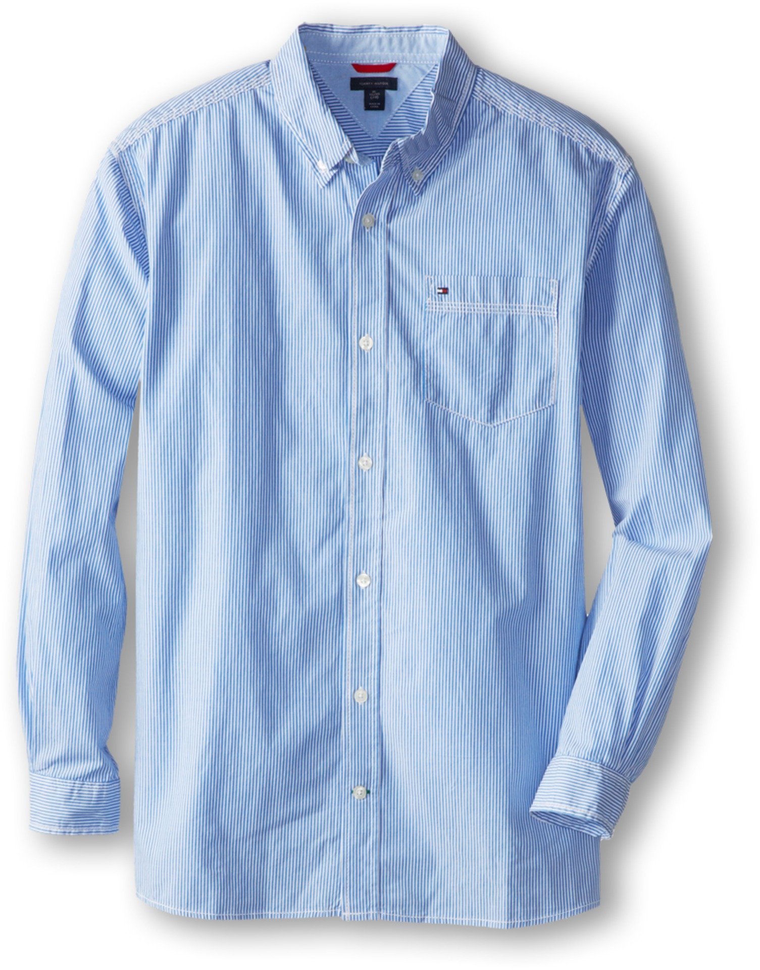 Tommy Hilfiger Boys' Long Sleeve Woven Button-Down