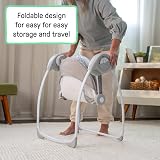 Ingenuity Portable Swing 2 Go Endless Bloom 6 Speeds 10 Melodies 2 Toys view 4