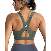 RUNNING GIRL High Impact Sports Bras for Women High Support Molded Cups, Adjustable Straps Sports Bra with Sewn in Pads
