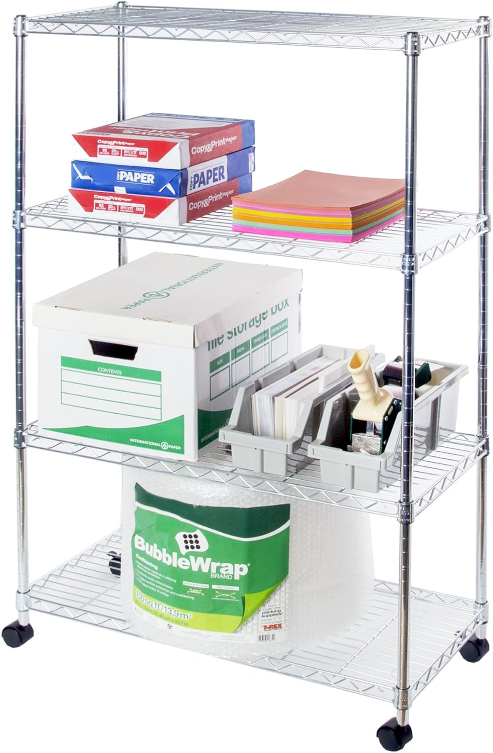 Seville Classics 5-Tier Black Epoxy Steel Wire Shelving, 30" W x 14" D x 60" H: Home & Kitchen