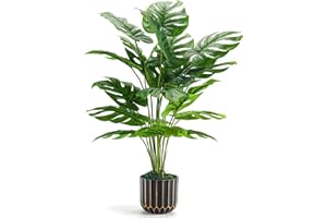 Der Rose Fake Plants Tall 28'' Artificial Plants for Living Room Home House Decor Indoor