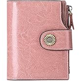 FALAN MULE Small Wallet for Women Leather Bifold Compact Small Womens Wallet with RFID Blocking