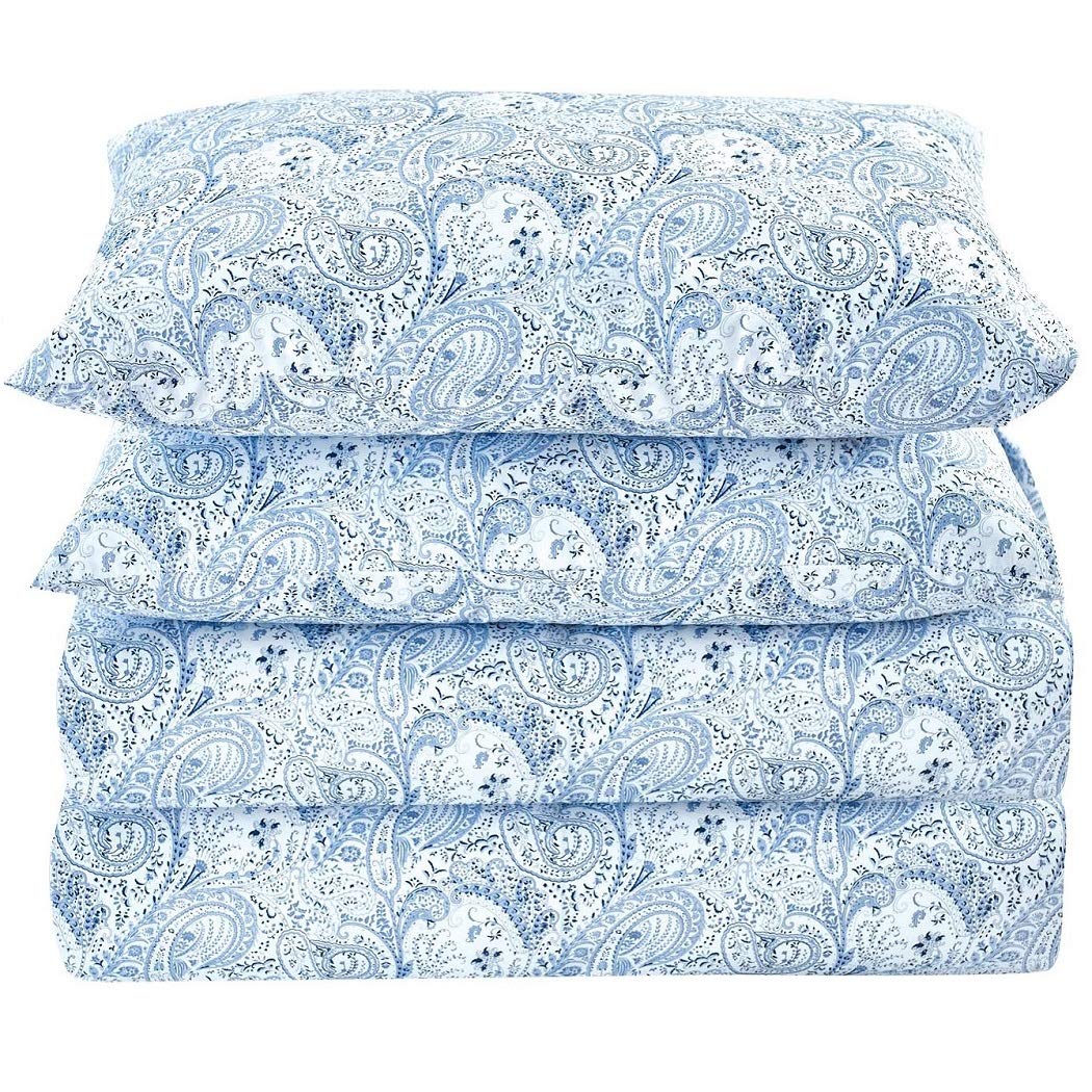 Best Blue Paisley Bedding King