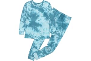 Owlivia 100% Organic Cotton Baby Long Sleeve Pajama Sets, Toddler Boy Girl 2-Piece Sleepwear