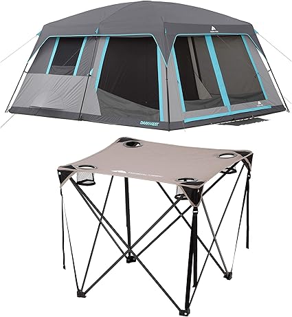 Amazon Com Ozark Trail 14 X 12 Half Dark Rest Cabin Tent