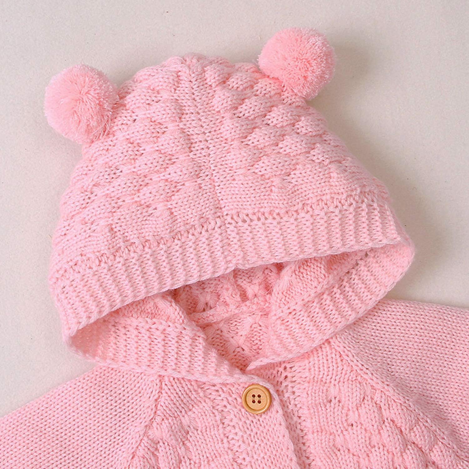 hooded knitted romper