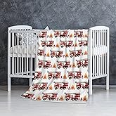 SUPERICH Fire Truck Fireman Baby Blanket Gifts Super Soft Swaddle Newborn Cozy Baby Receiving Blanket Stroller Throw Blanket for Crib 40x30 in forBaby/Puppy