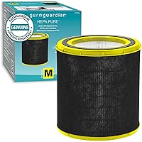 Germ Guardian FLT4700 360-degree True HEPA Genuine Air Purifier Replacement Filter M with Activated Carbon filter for GermGua