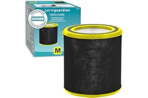 Germ Guardian FLT4700 360-degree True HEPA Genuine Air Purifier Replacement Filter M with Activated Carbon filter for GermGua