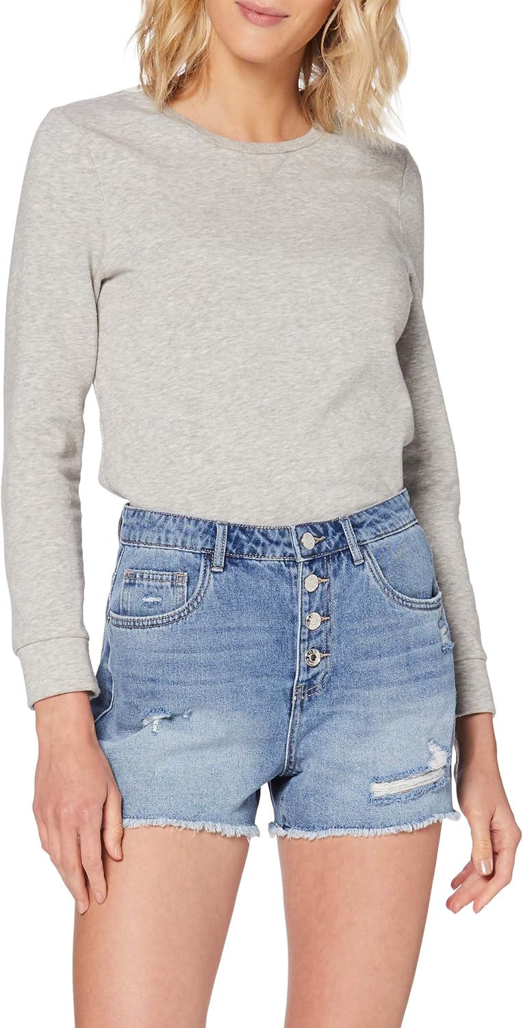 ONLY Women's Denim Shorts Amazon.co.uk Clothing