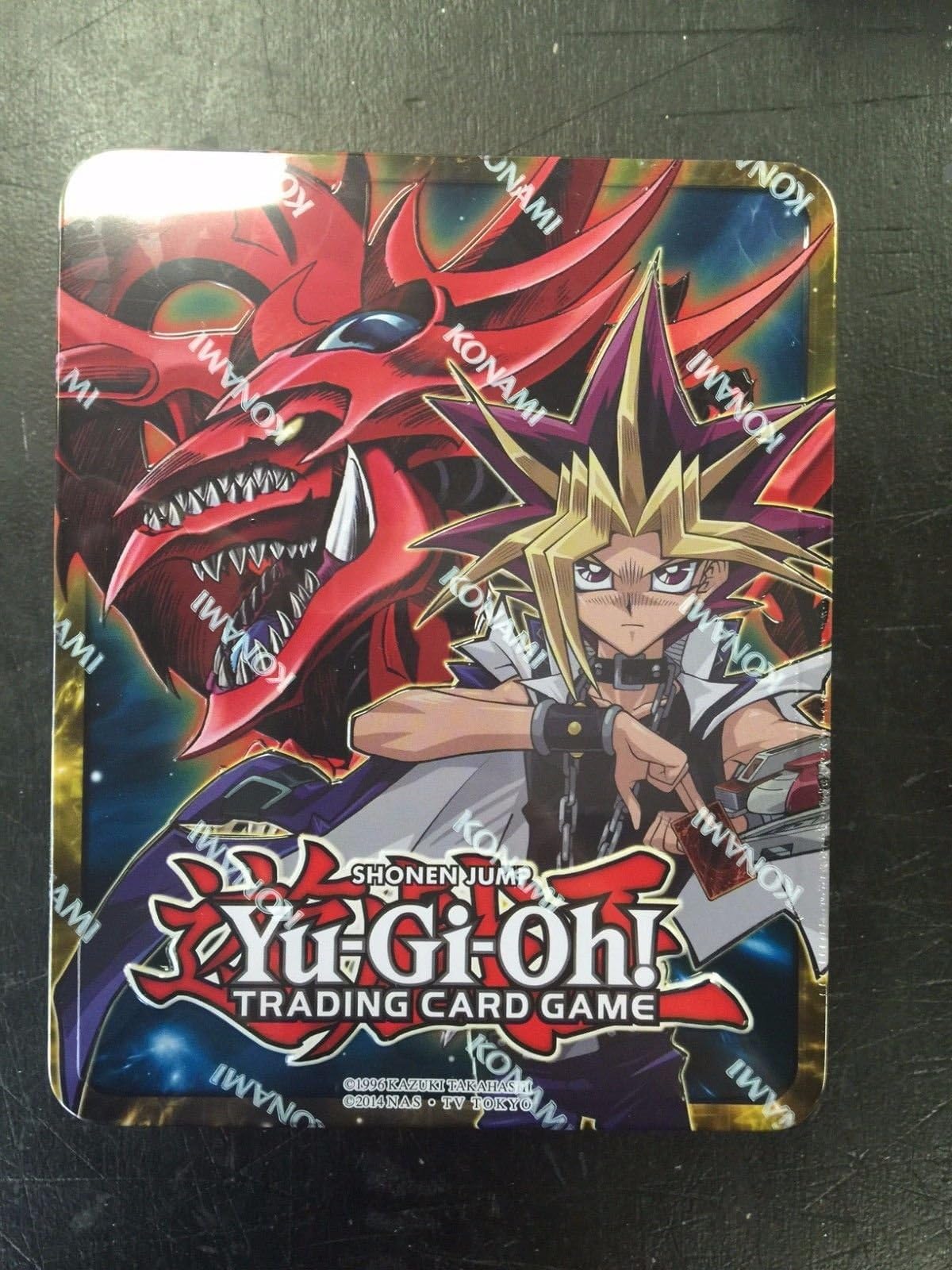 YUGIOH 2016 MEGA TINS YUGI & SLIFER BOOSTER PACKS TIN _#GER4T134D G54EG-4314121185