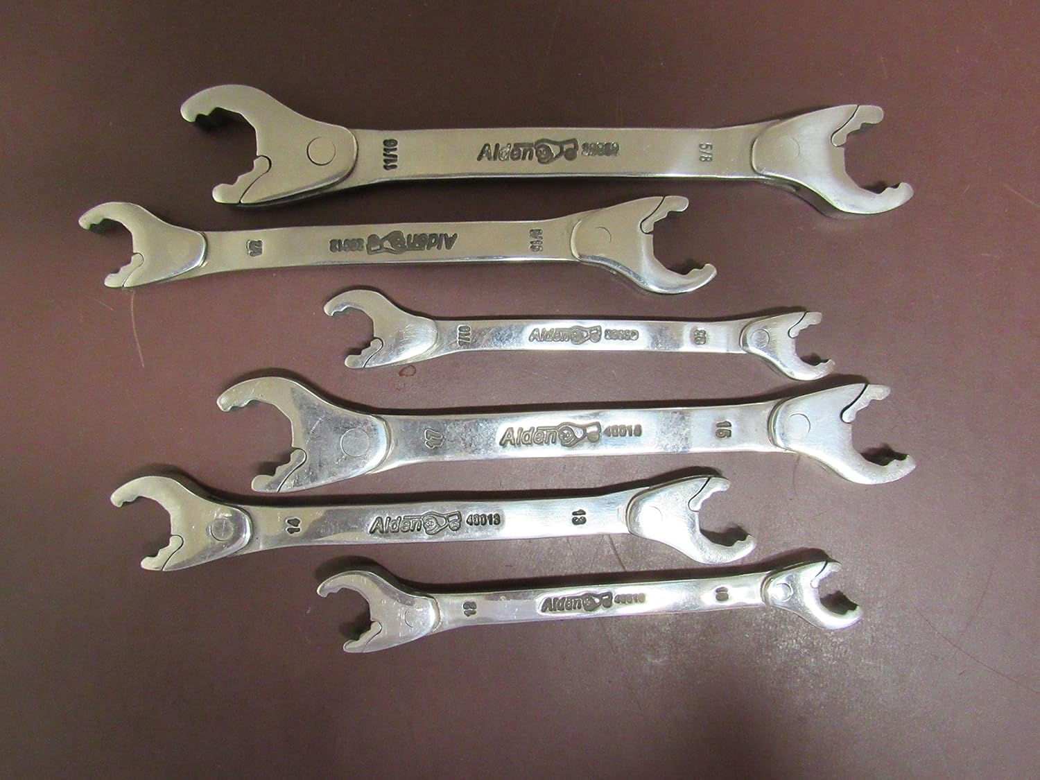 Alden Wrench 6 Piece Ratcheting Wrench Set 3SAE & 3Metric, Part