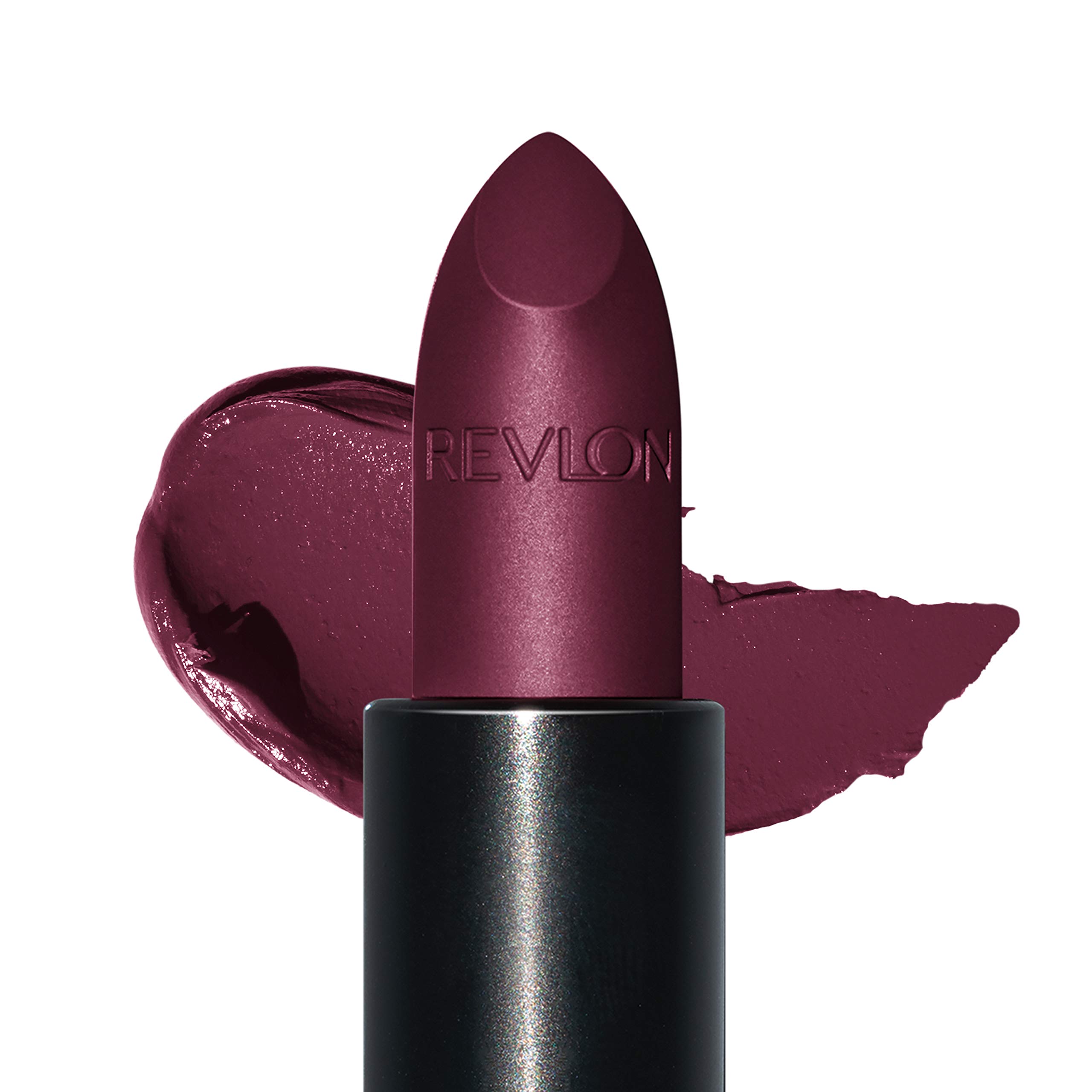REVLON Super Lustrous The Luscious Mattes Lipstick, High Impact with Moisturizing Velvety Formula, Black Cherry, 0.74 oz