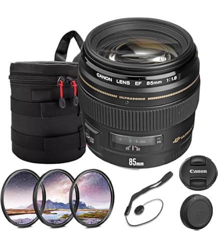 Amazon.com: Canon EF 85mm f/1.8 USM Lente teleobjetivo : Electrónica