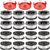 KAKO AF100 Spool for Black Decker Weed Eater String, 0.065" 30ft Autofeed Spool for Black Decker AF100 Replacement Spool, Replace GH600 GH900 Spool for Black Decker Weed Eater Spool(16+3+3)