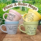 Boxer Gifts Crazy Plant Lady Plant Pot Mug Pink - Funny Gardening Gift view 4