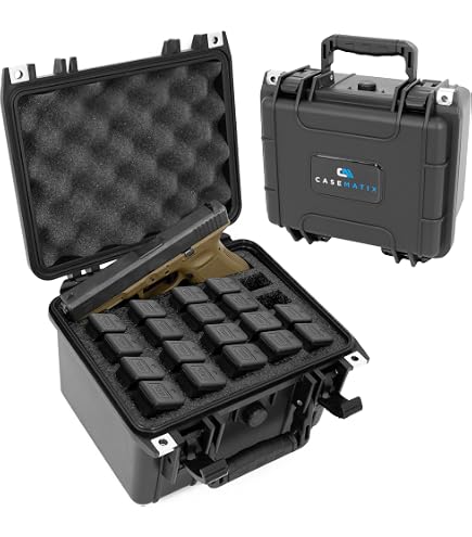 Amazon.com: 25 Pistol Magazine Hard Case, DORO 0907-6