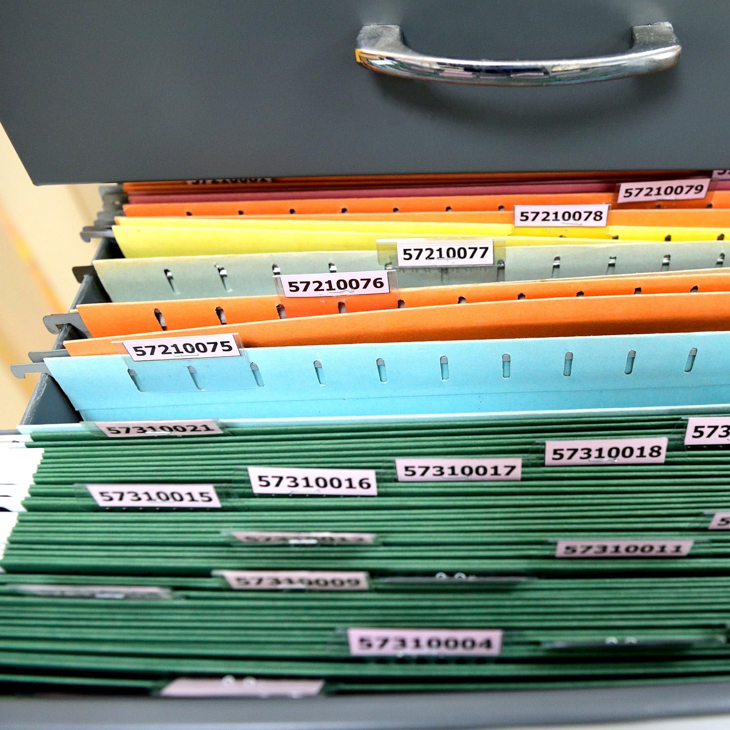 Jovitec 120 Sets Hanging Folder Tabs and Inserts for Quick Identification of Hanging Files, Easy to Read, Hanging File Inserts (White) : Office Products