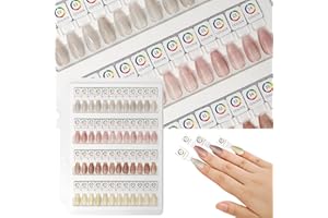 C12rtive Acrylic Magnetic Nail Color Book Inside Page & Magnetic Nail tips,Premium Acrylic False Nail Tips for Gel & Regular Polish, Durable, Easy to Color,Perfect for Nail Practice & Professional Use