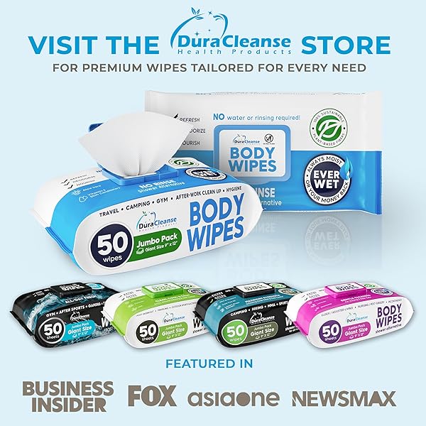 XL BODY WIPES FOR ADULTS BATHING NO RINSE – 50 CT. + 4 TRAVEL SHOWER WIPES – 9″X12″ THICK CLEANSING BATH WASH WIPES FOR ELDERLY INCONTINENCE – DISPOSABLE WASHCLOTHS, CAMPING ESSENTIALS FOR WOMEN & MEN