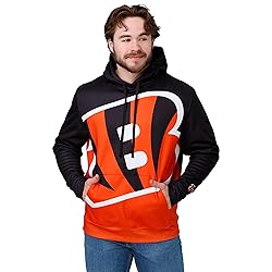 FOCO Cincinnati Bengals NFL Mens Bold Logo Hoodie