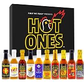 Hot Ones Hot Sauce Challenge - Season 30 - Hot Sauces Gift Sets - Variety Pack - Made with Natural Ingredients - Unique Small Batch Sampler Gift Set - 5 fl oz Bottles (10-Pack)