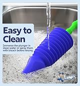 Luigi's World's Best Toilet Plunger Heavy Duty Unblocker view 5