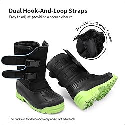 DREAM PAIRS Boys Snow Boots Bright Colored Outsole