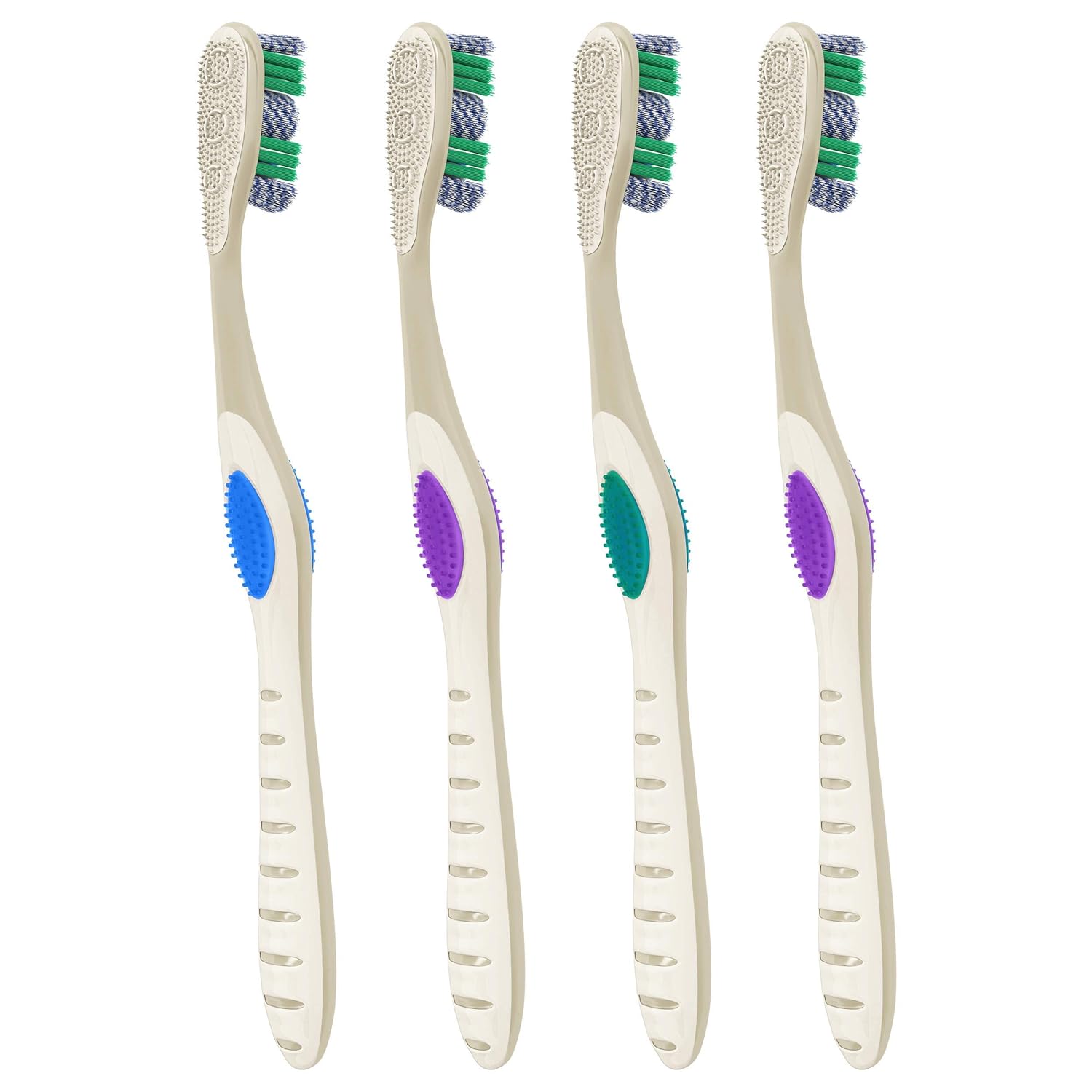 Colgate 360 Optic White Whitening Toothbrush, Soft - 4 Count: Beauty
