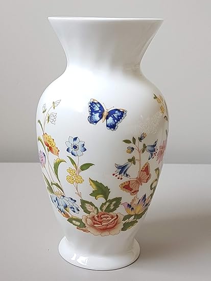 Aynsley China Cottage Garden 16cm Vase Amazon Co Uk Kitchen Home